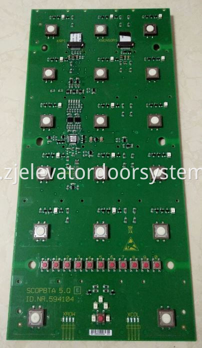 COP Button Board for Schindler 9300 Elevators 594104